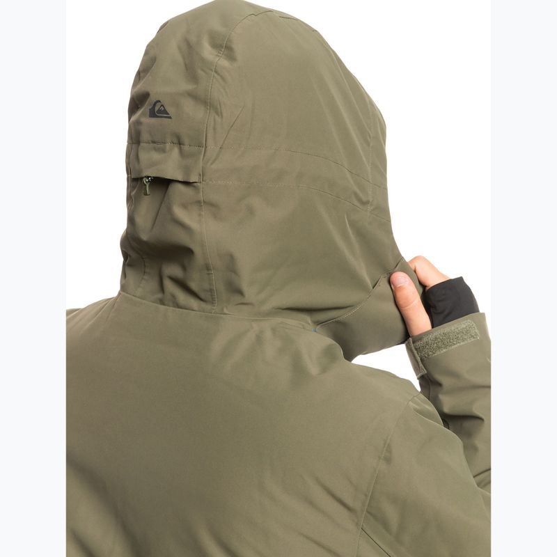 Quiksilver Muldrow men's snowboard jacket green EQYTJ03376 11