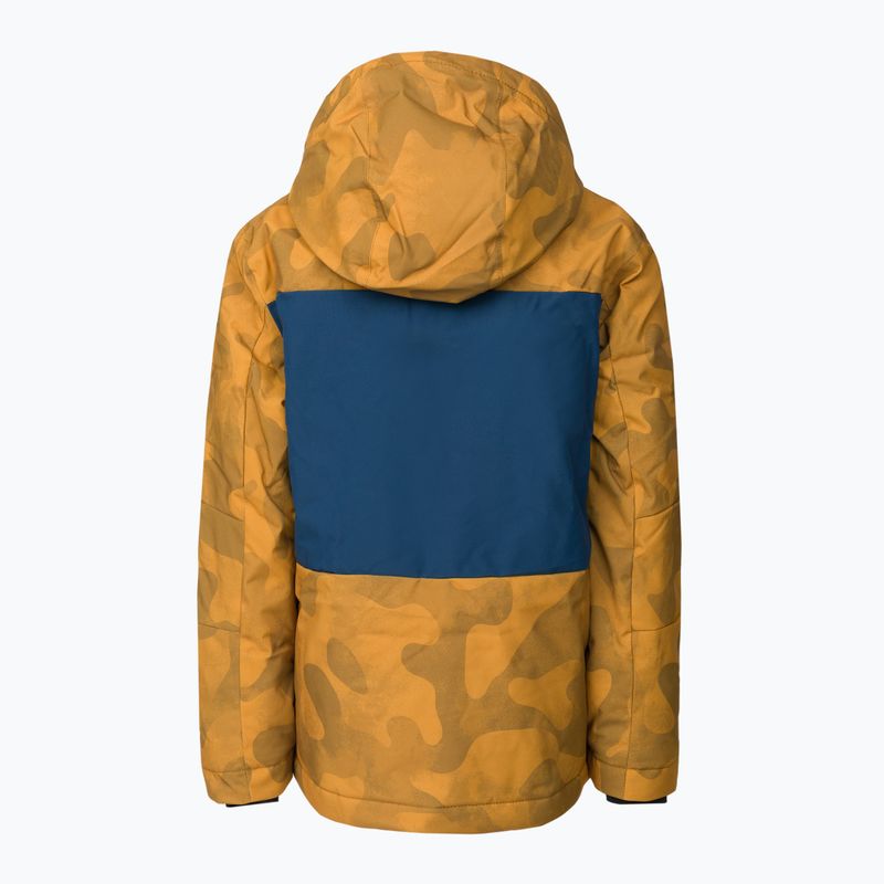 Quiksilver Side Hit Children's Snowboard Jacket Orange EQBTJ03158 2