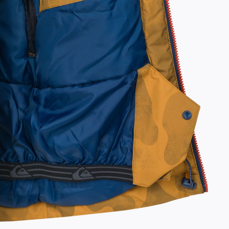 Quiksilver Side Hit Children's Snowboard Jacket Orange EQBTJ03158 5