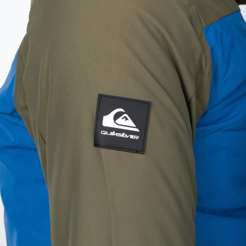 Quiksilver Side Hit children's snowboard jacket green-blue EQBTJ03158 6