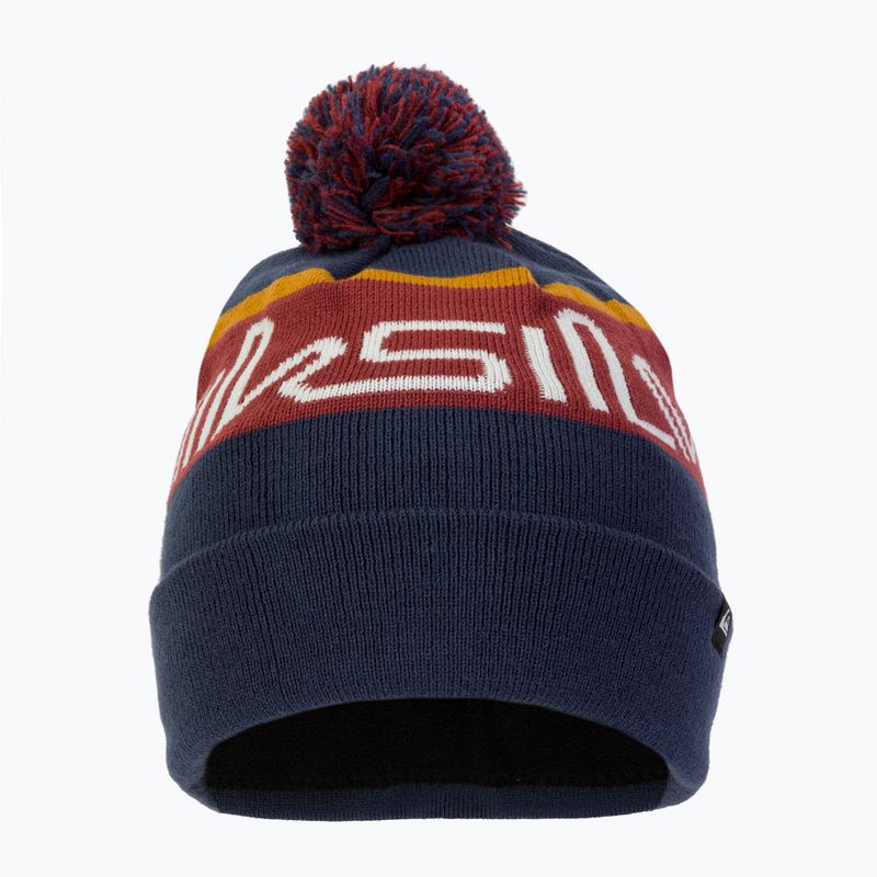 Quiksilver Summit navy blue and maroon snowboard cap EQYHA03306 2