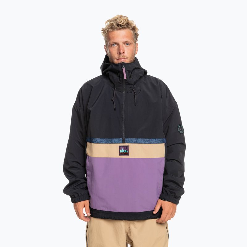 Men's Quiksilver Steeze snowboard jacket black EQYTJ03365