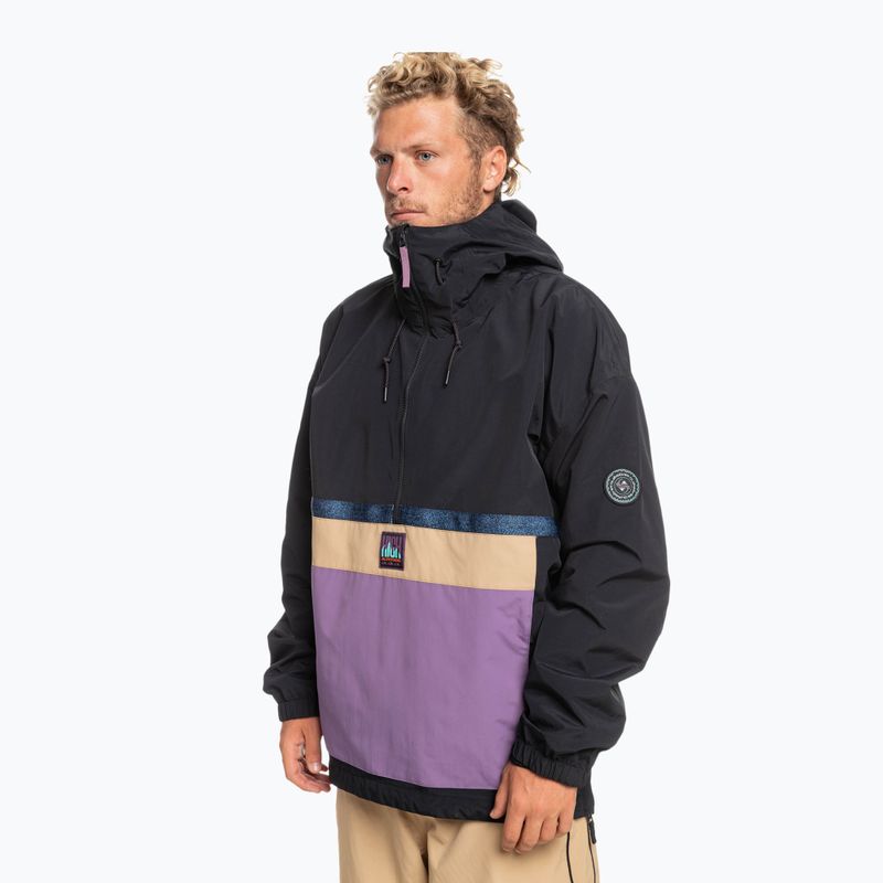 Men's Quiksilver Steeze snowboard jacket black EQYTJ03365 2