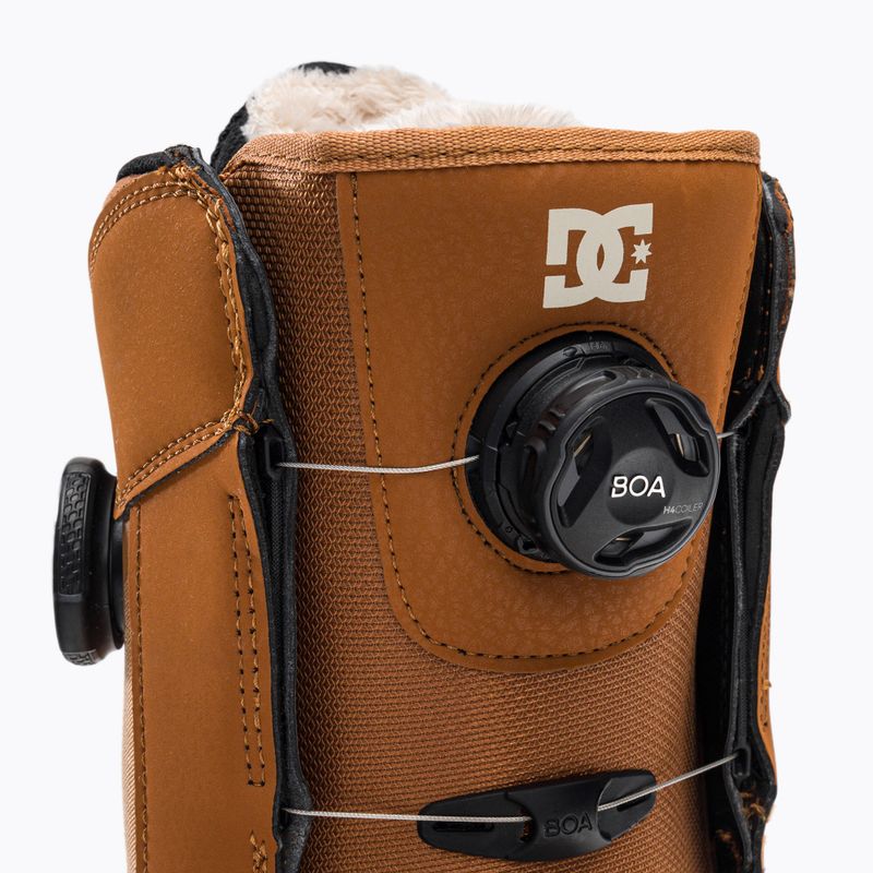 Women's snowboard boots DC Lotus choco brown/off white 6