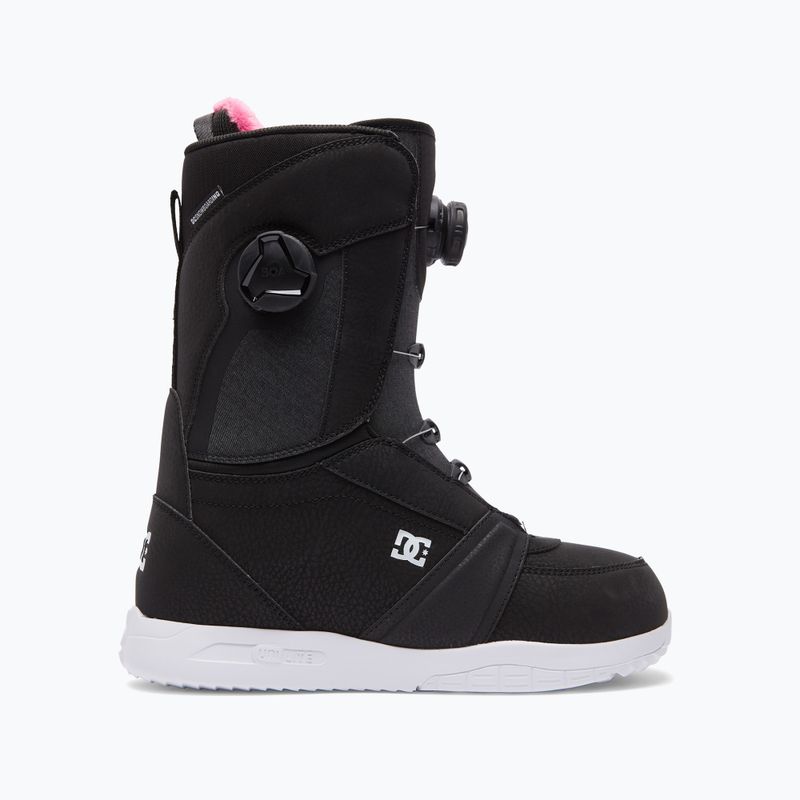 Women's snowboard boots DC Lotus black/black/white 11