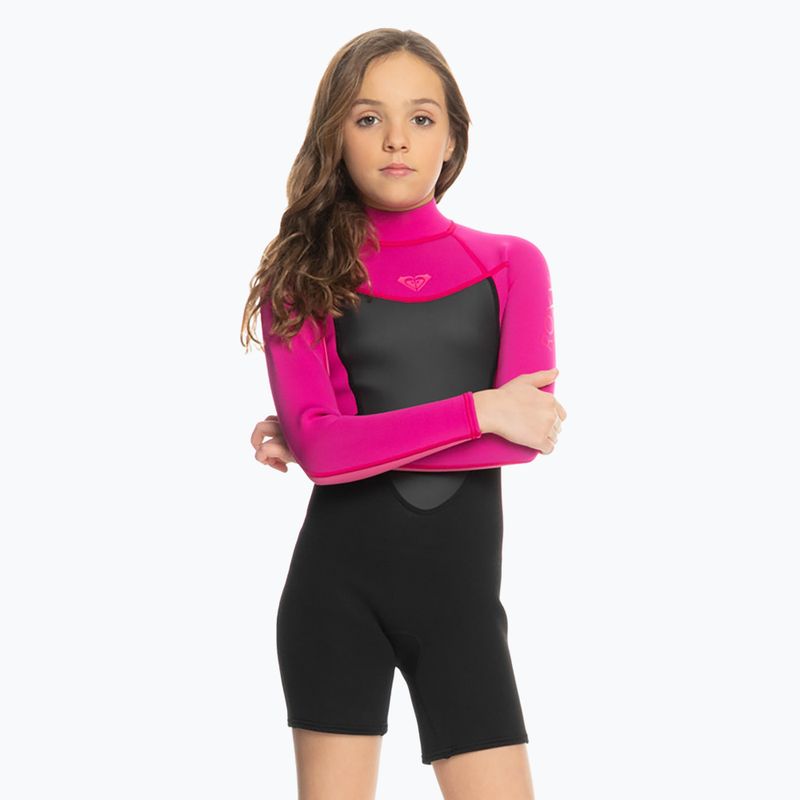 ROXY 2/2 Proloue BZ SP FL festival fuchsia children's wetsuit