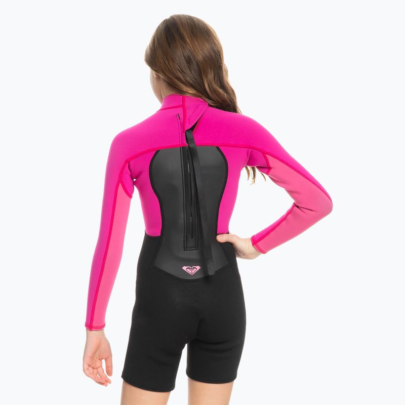 ROXY 2/2 Proloue BZ SP FL festival fuchsia children's wetsuit 6