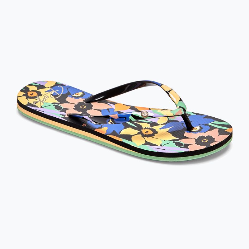 Women's flip flops ROXY Portofino III 2021 black multi 9