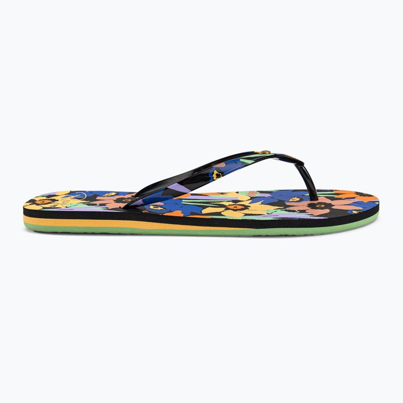 Women's flip flops ROXY Portofino III 2021 black multi 2