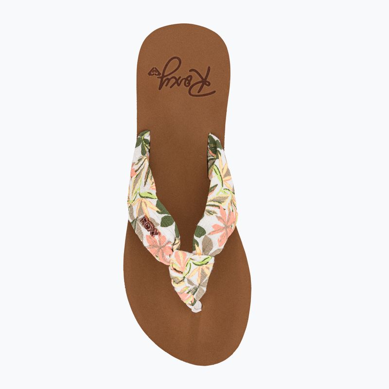 Women's flip flops ROXY Paia IV 2021 white/pink 6