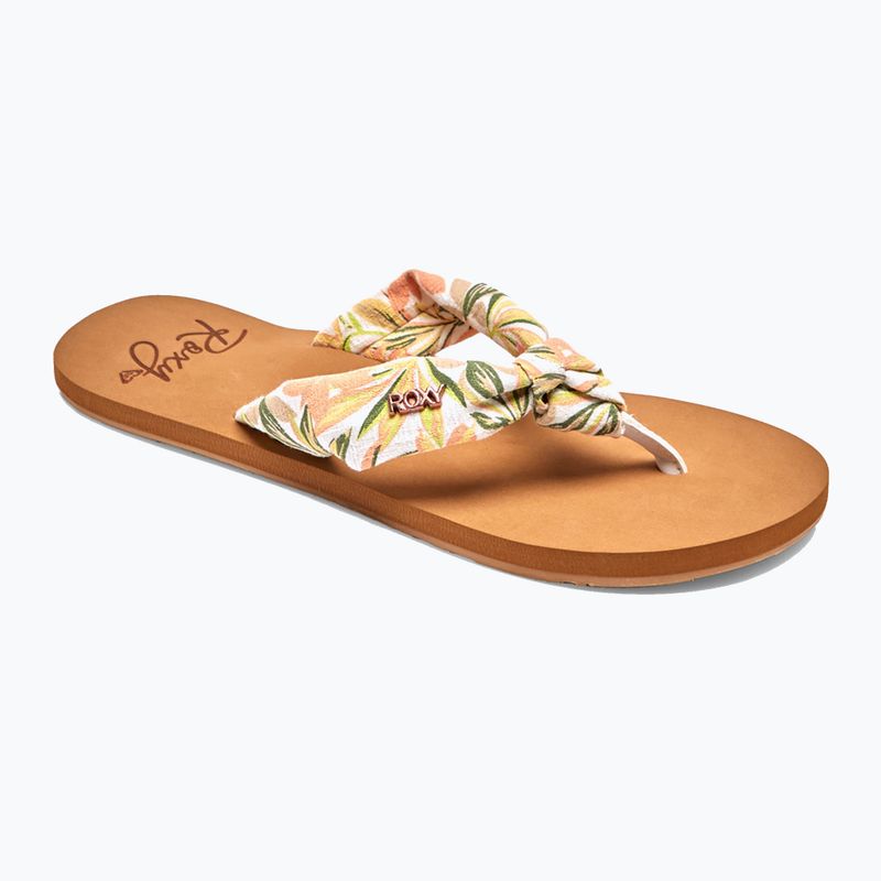 Women's flip flops ROXY Paia IV 2021 white/pink 9