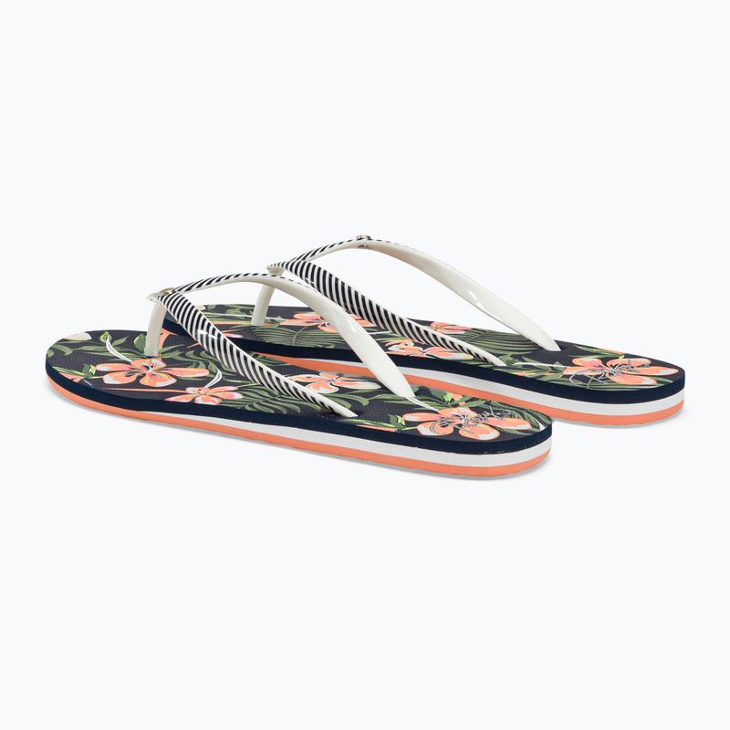 Women's flip flops ROXY Portofino III 2021 dc navy/white 3