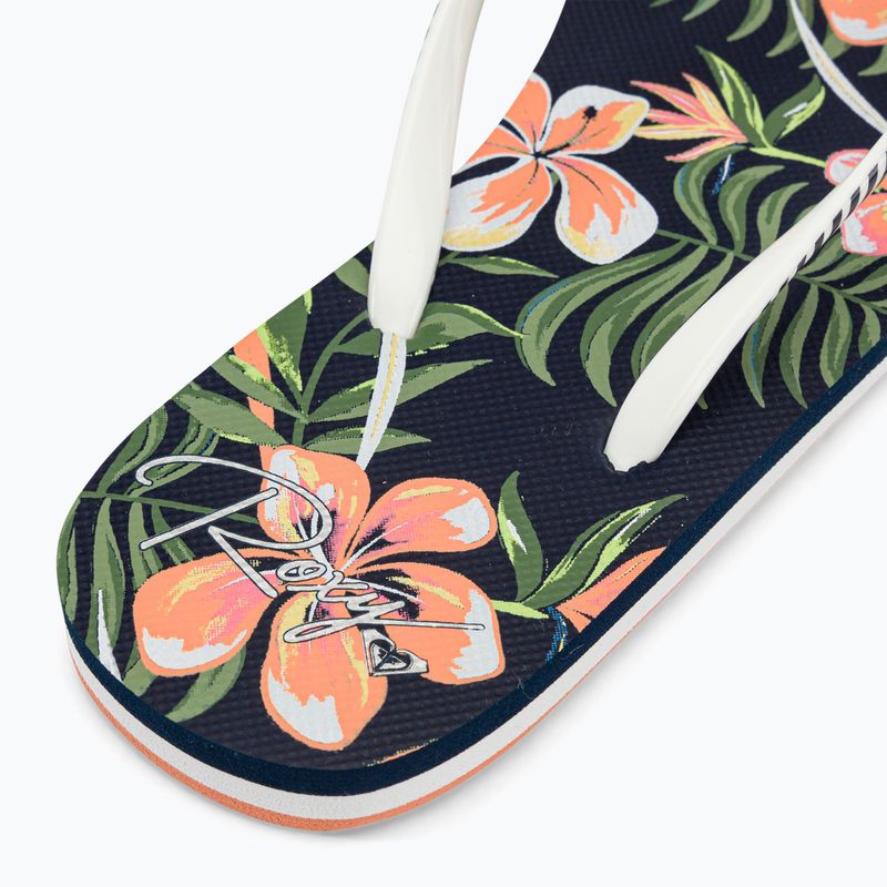 Women's flip flops ROXY Portofino III 2021 dc navy/white 8