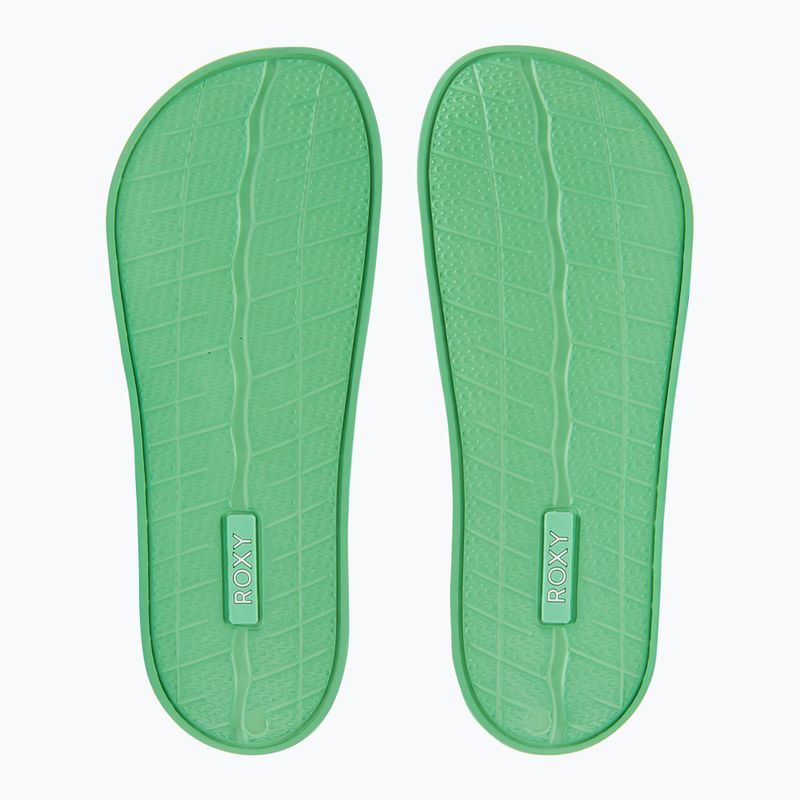 Women's flip-flops ROXY Slippy II 2021 absinthe green 12