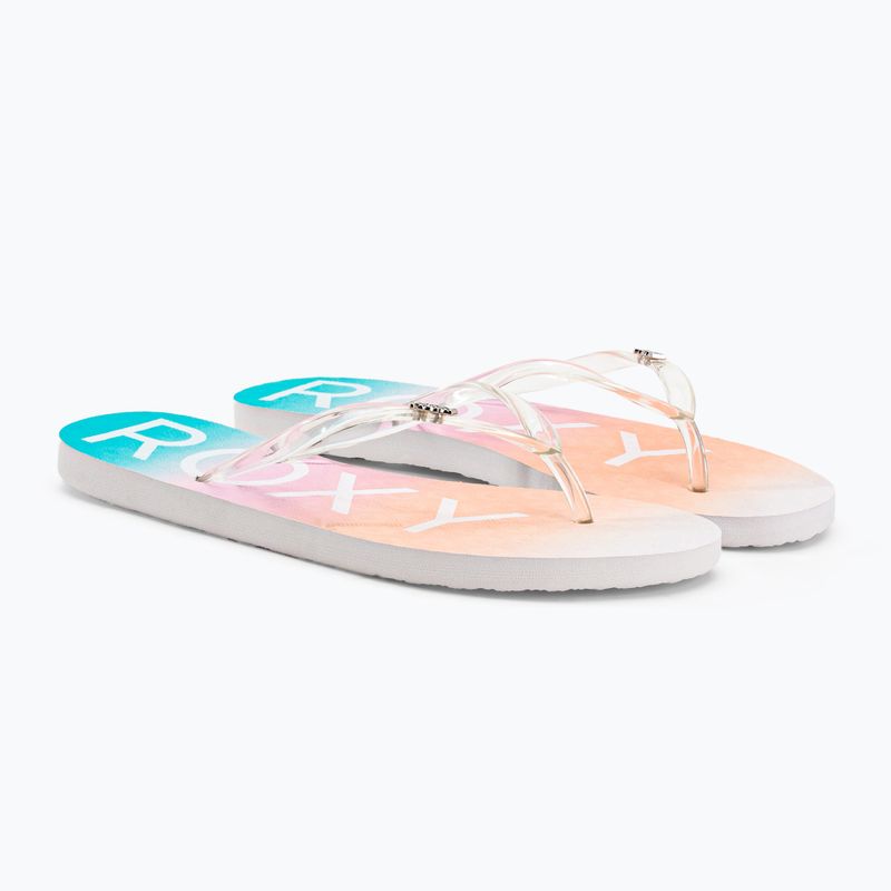 Women's flip flops ROXY Viva Jelly 2021 aquamarine 4