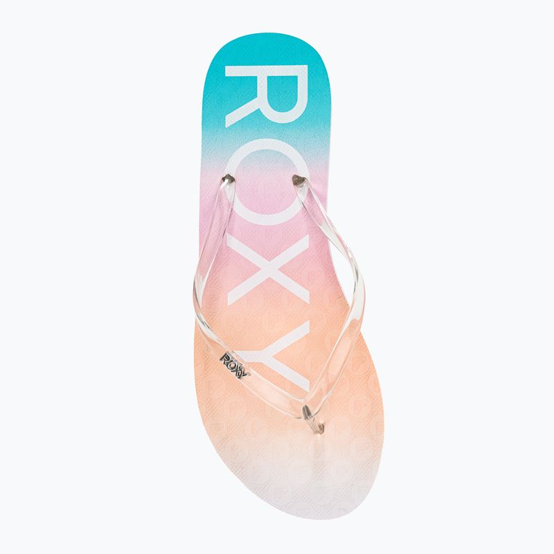 Women's flip flops ROXY Viva Jelly 2021 aquamarine 6