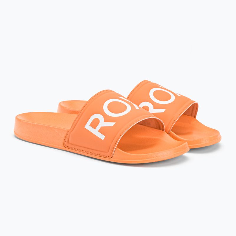 Women's flip-flops ROXY Slippy II 2021 classic orange 4