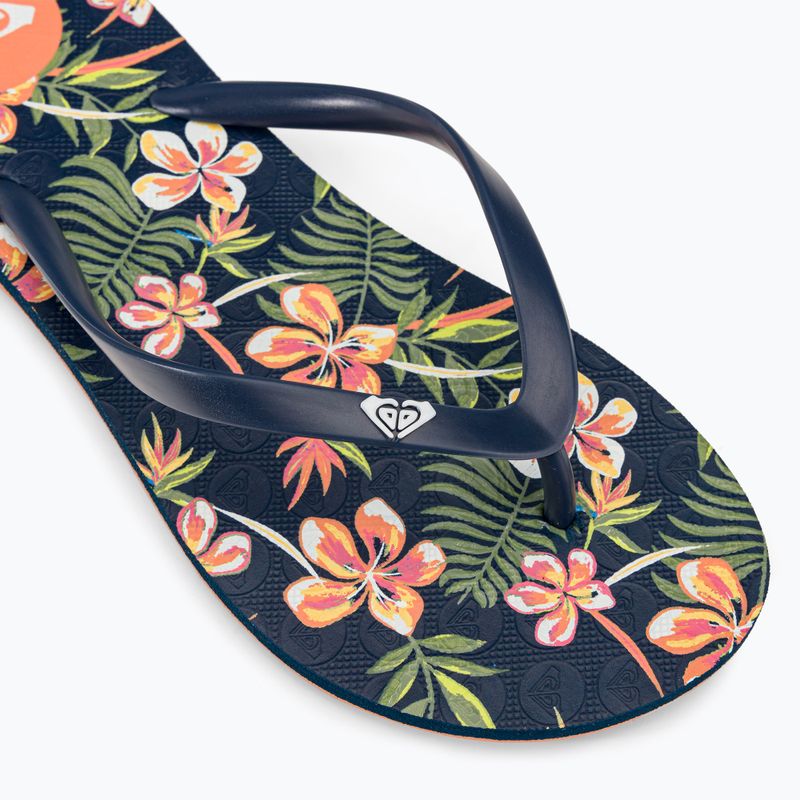 Women's flip flops ROXY To The Sea X 2021 lt navy/pink 7