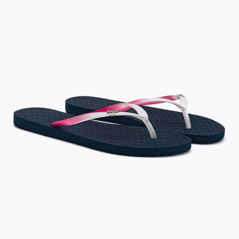 Women's flip flops ROXY Viva Gradient 2021 navy/ orange 4