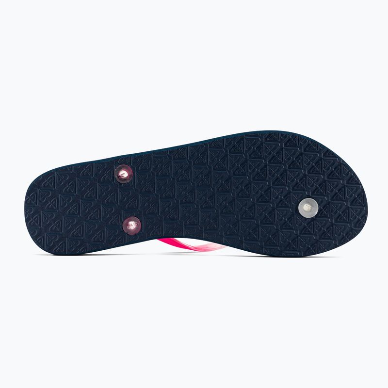 Women's flip flops ROXY Viva Gradient 2021 navy/ orange 5