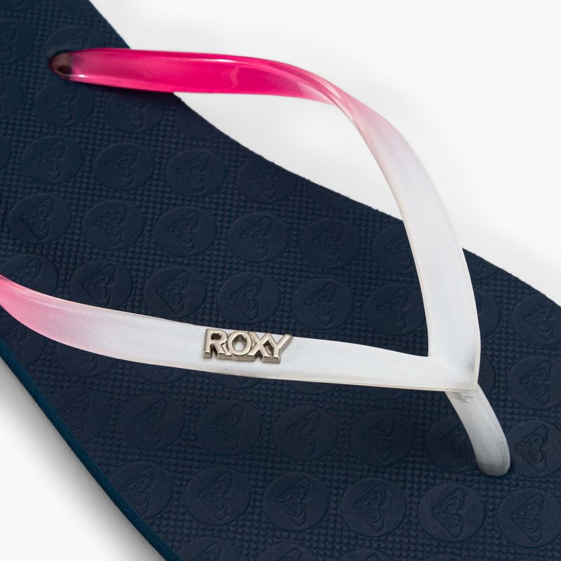 Women's flip flops ROXY Viva Gradient 2021 navy/ orange 7