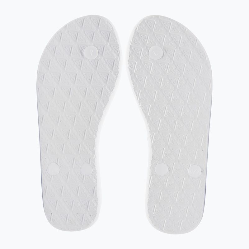 Women's flip flops ROXY Viva Printed 2021 white 13