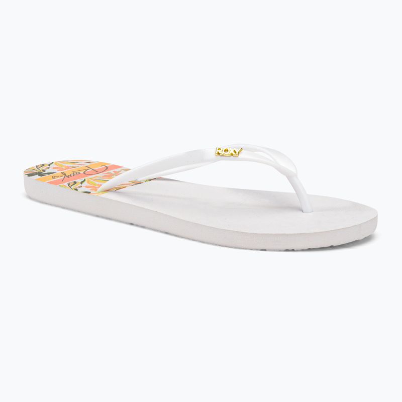 Women's flip flops ROXY Viva Printed 2021 white