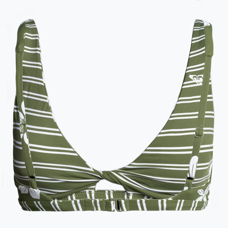 Swimsuit top ROXY Retro Revo Twist Bra 2021 loden green surfrider spirit s 2