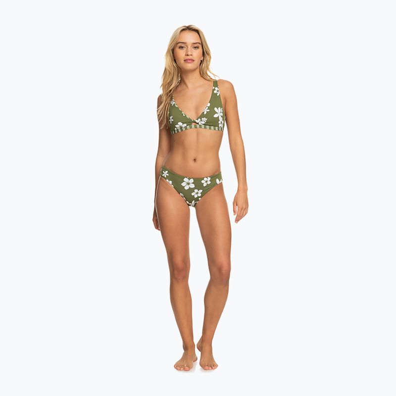 Swimsuit top ROXY Retro Revo Twist Bra 2021 loden green surfrider spirit s 7