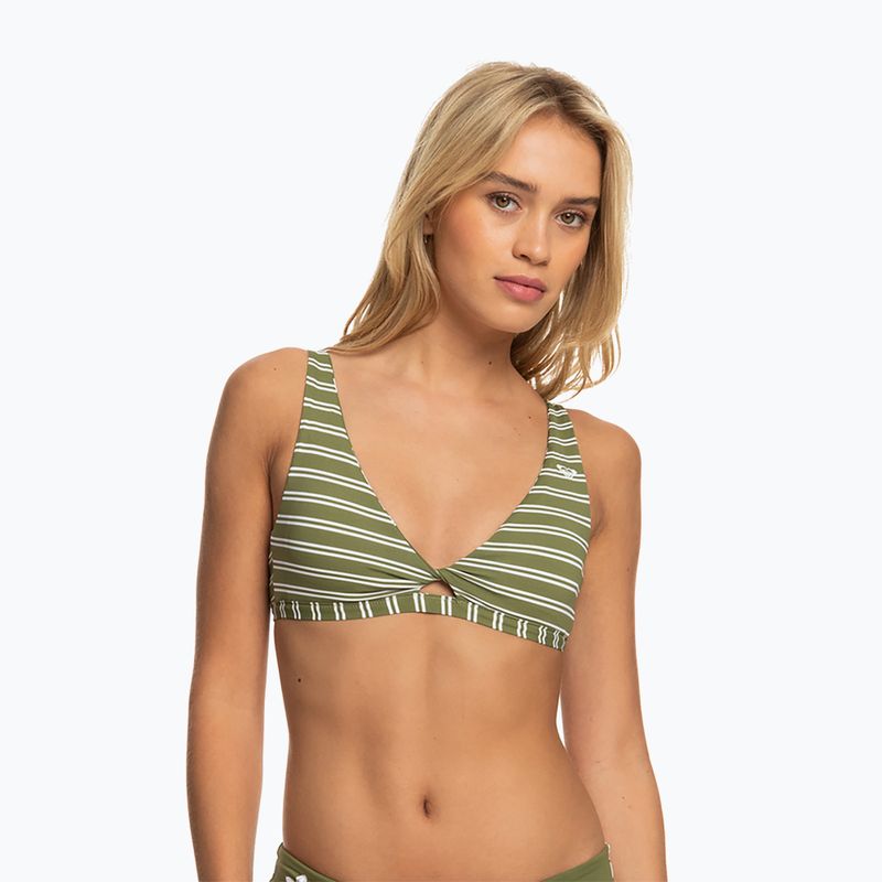 Swimsuit top ROXY Retro Revo Twist Bra 2021 loden green surfrider spirit s 11