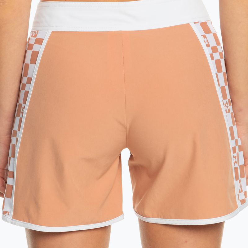 Women's swim shorts ROXY Printed 5" 2021 cork flower box 4
