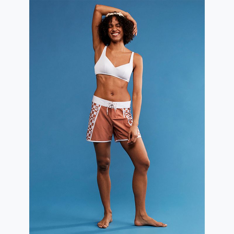 Women's swim shorts ROXY Printed 5" 2021 cork flower box 9