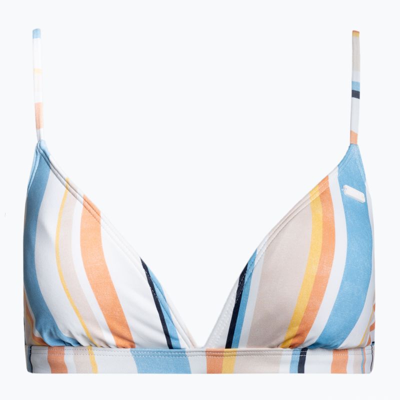 Swimsuit top ROXY Beach Classics Fixed Triangle 2021 peach whip sand stripper