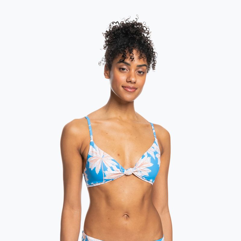 Swimsuit top ROXY Love The Surf Knot 2021 azure blue palm island 2