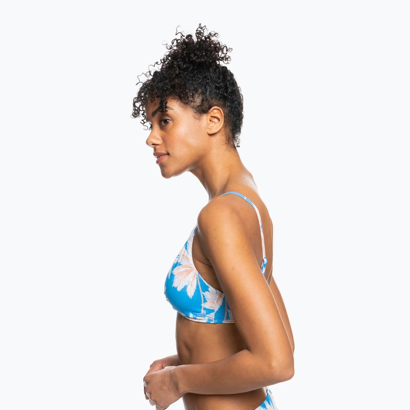 Swimsuit top ROXY Love The Surf Knot 2021 azure blue palm island 5