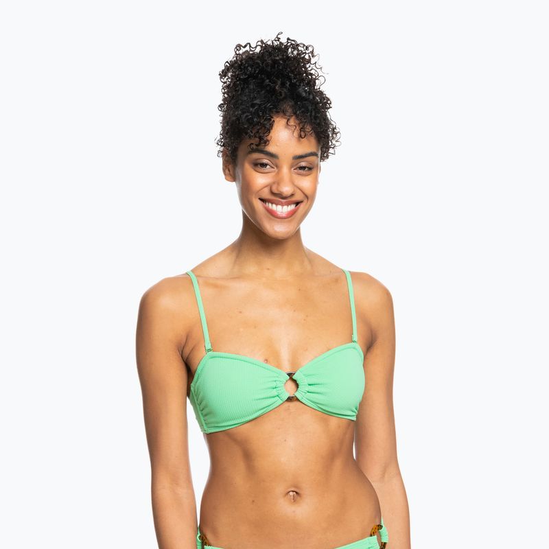 Swimsuit top ROXY Color Jam Bandeau 2021 absinthe green 7