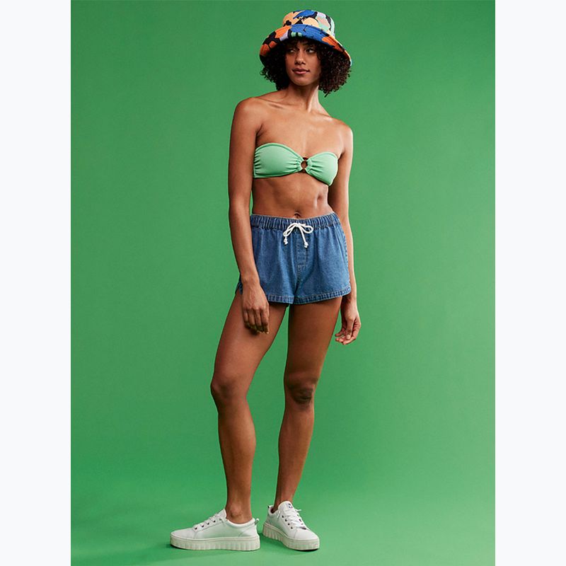 Swimsuit top ROXY Color Jam Bandeau 2021 absinthe green 11
