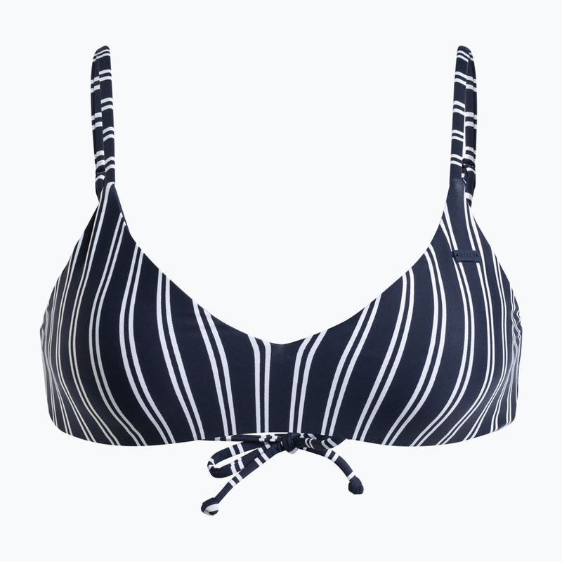 Swimsuit top ROXY Into The Sun Athletic Triangle 2021 mood indigo novela stripe vert