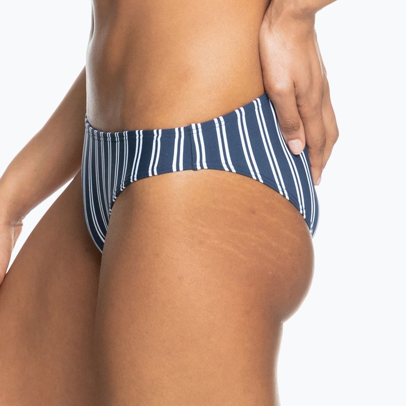 Swimsuit bottoms ROXY Into The Sun 2021 mood indigo novela stripe vert 4
