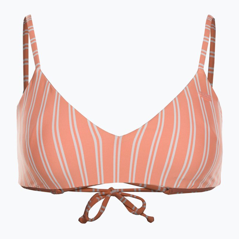Swimsuit top ROXY Into The Sun Athletic Triangle 2021 papaya punch novelta stripe h