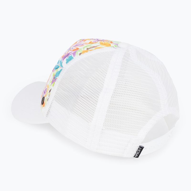 Women's baseball cap ROXY Beautiful Morning 2021 snow white pualani combo 3