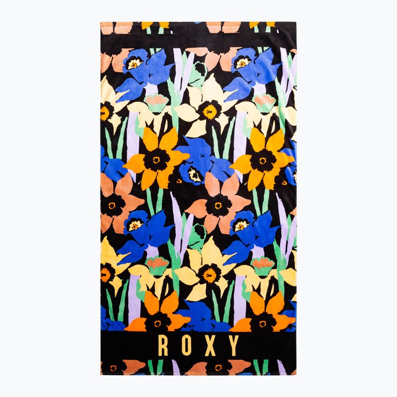 Towel ROXY Cold Water Printed 2021 anthracite flower jammin 4