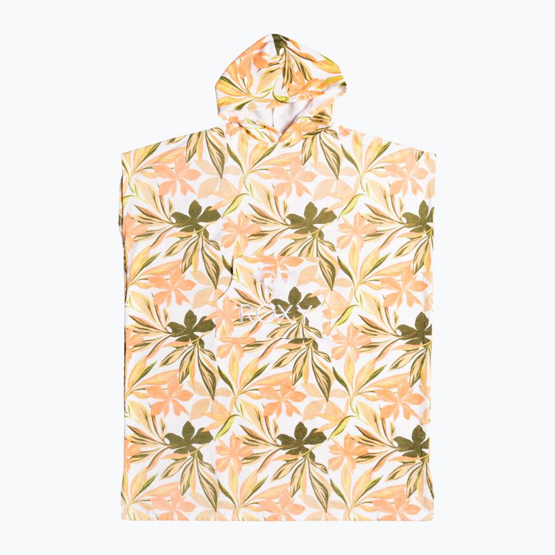Women's ponchos ROXY Stay Magical Printed 2021 bright white subtly salty mult