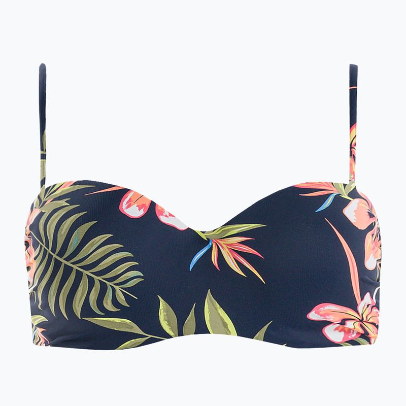 Swimsuit top ROXY Into The Sun Mold Bandeau 2021 mood indigo tropical depht