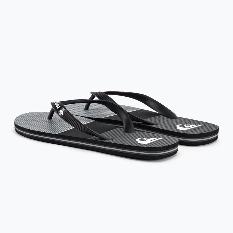 Men's flip flops Quiksilver Molokai Tijuana grey 3