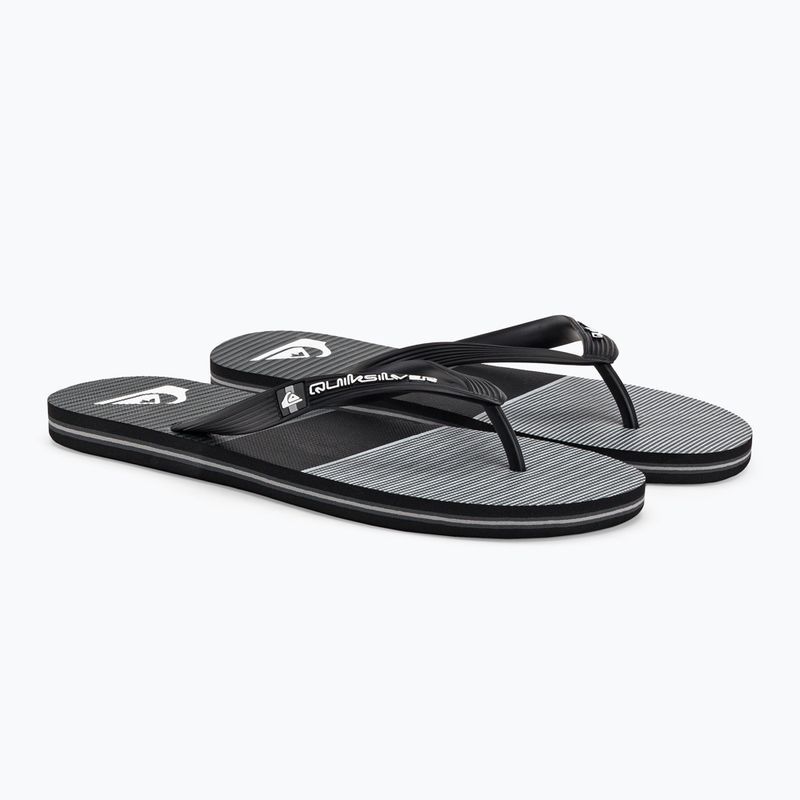 Men's flip flops Quiksilver Molokai Tijuana grey 4