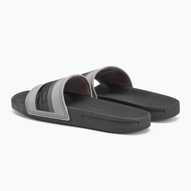 Men's flip-flops Quiksilver Rivi Wordmark Slide grey 3