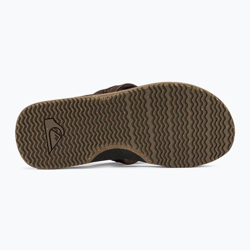 Men's Quiksilver Carver Natural II brown 1 flip flops 4