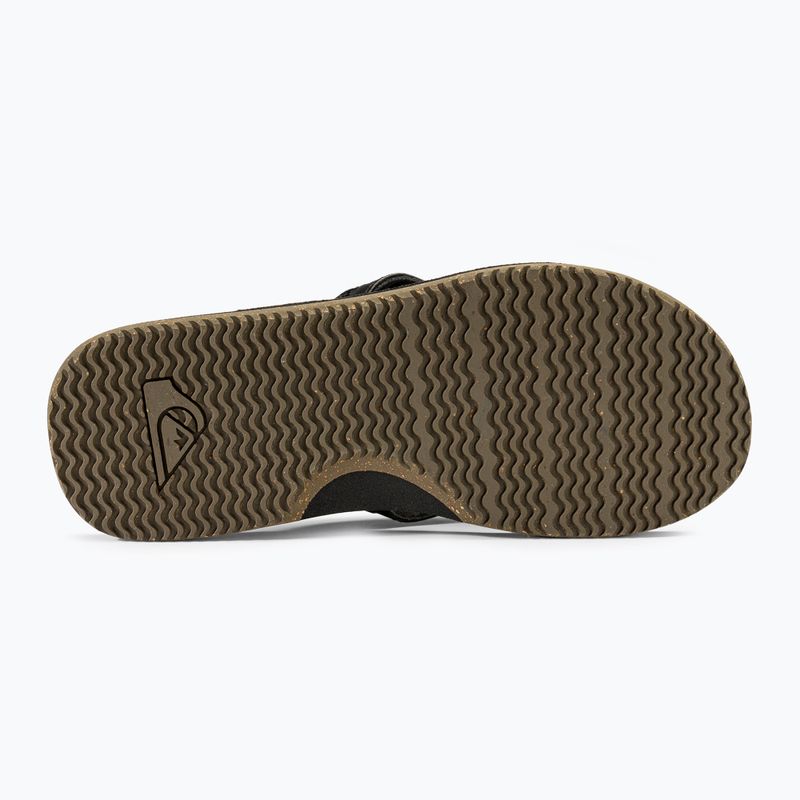 Men's Quiksilver Carver Natural II flip flops black 1 4