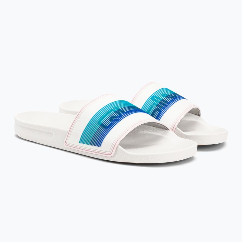 Men's flip-flops Quiksilver Rivi Wordmark Slide white/blue/blue 4